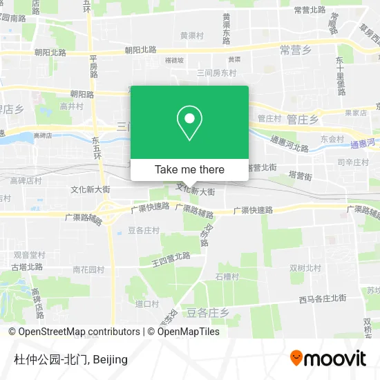 杜仲公园-北门 map
