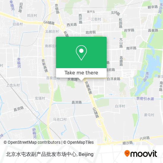 北京水屯农副产品批发市场中心 map