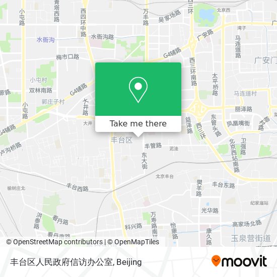 丰台区人民政府信访办公室 map