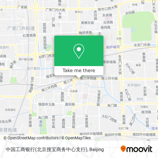 中国工商银行(北京搜宝商务中心支行) map