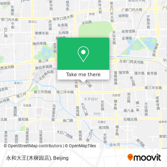 永和大王(木樨园店) map