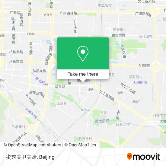 蜜秀美甲美睫 map