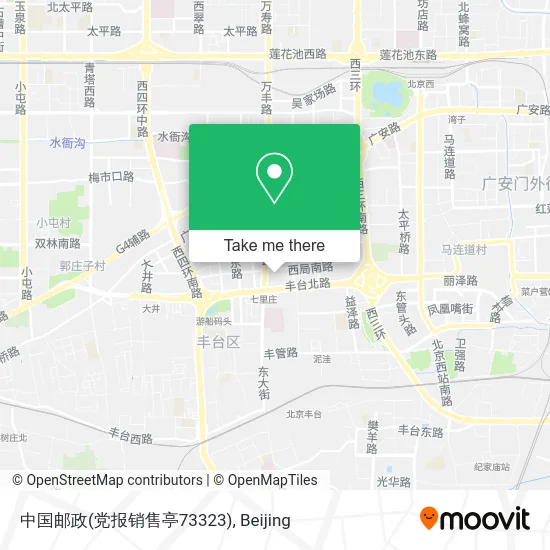 中国邮政(党报销售亭73323) map