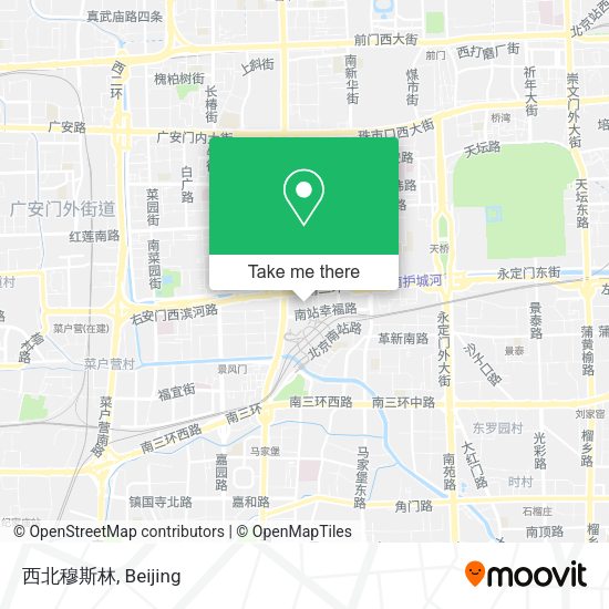 西北穆斯林 map