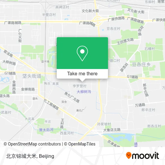 北京锦城大米 map