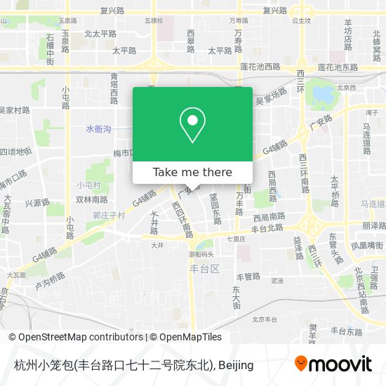 杭州小笼包(丰台路口七十二号院东北) map