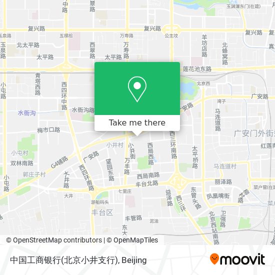 中国工商银行(北京小井支行) map