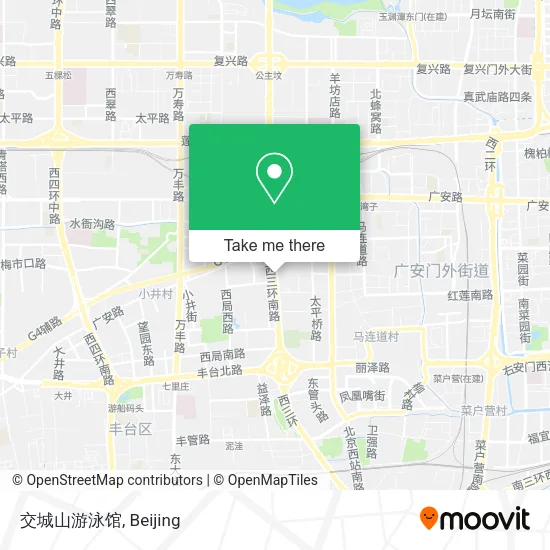 交城山游泳馆 map