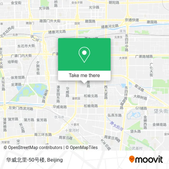 华威北里-50号楼 map