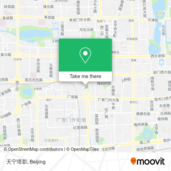 天宁塔影 map