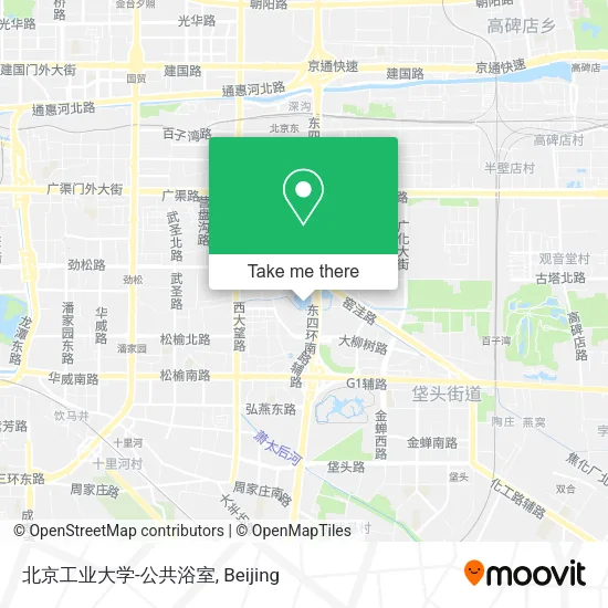 北京工业大学-公共浴室 map