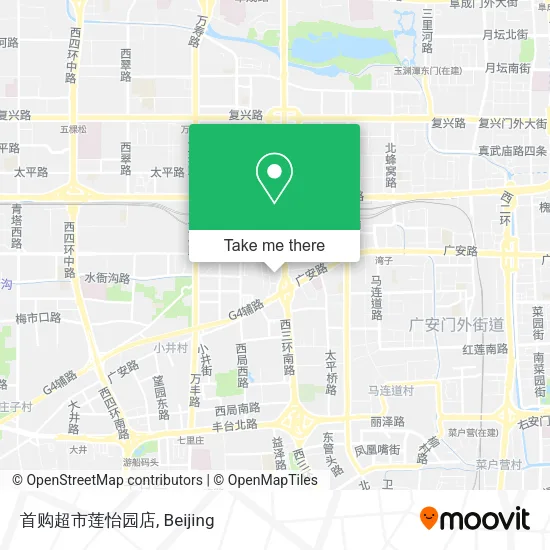 首购超市莲怡园店 map