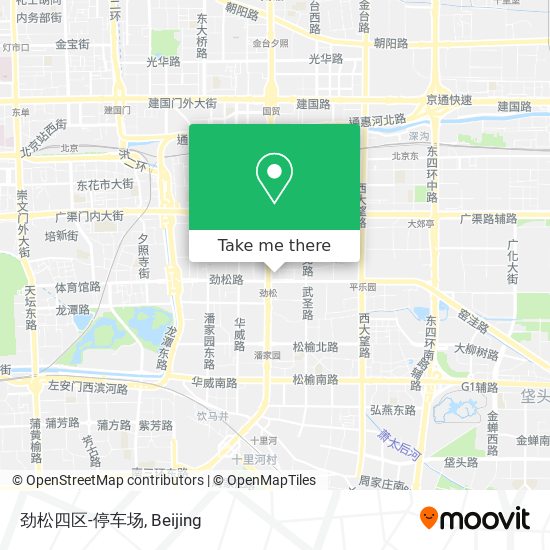 劲松四区-停车场 map