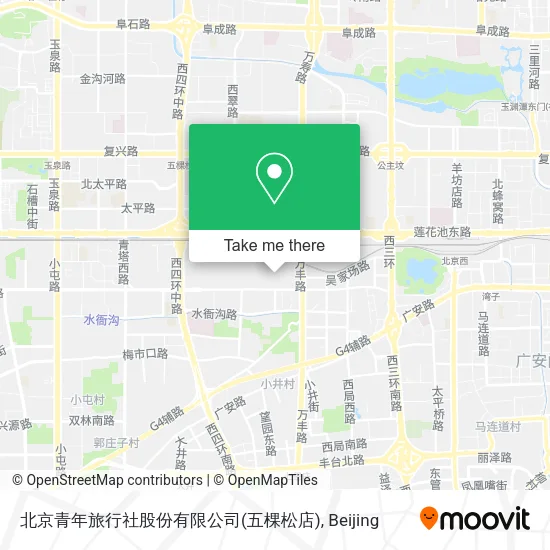 北京青年旅行社股份有限公司(五棵松店) map
