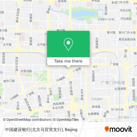 中国建设银行(北京马官营支行) map
