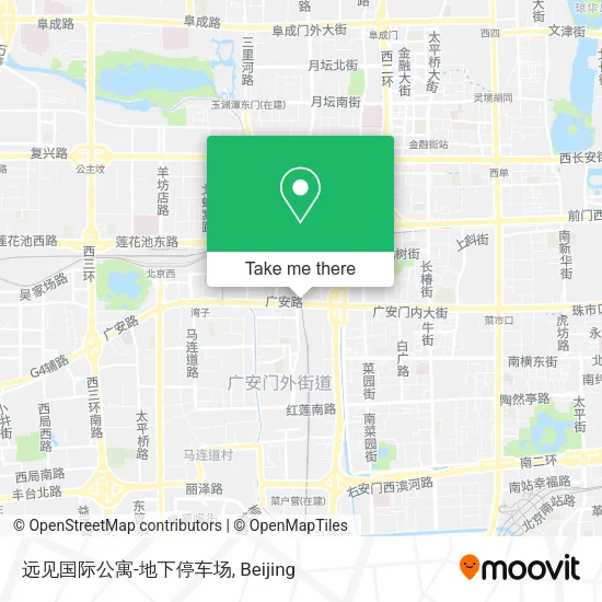 远见国际公寓-地下停车场 map