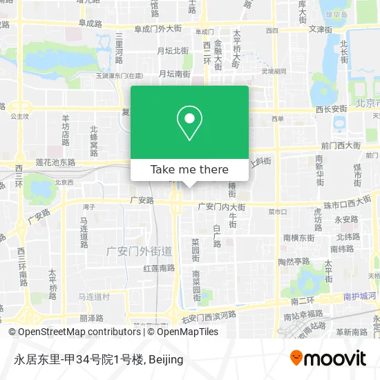 永居东里-甲34号院1号楼 map