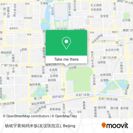 杨铭宇黄焖鸡米饭(友谊医院店) map