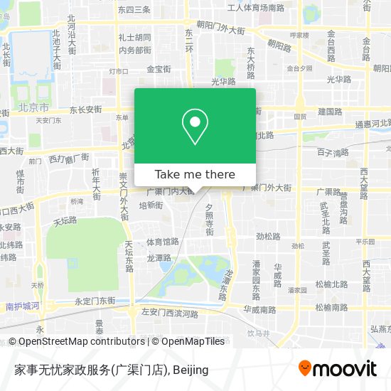 家事无忧家政服务(广渠门店) map