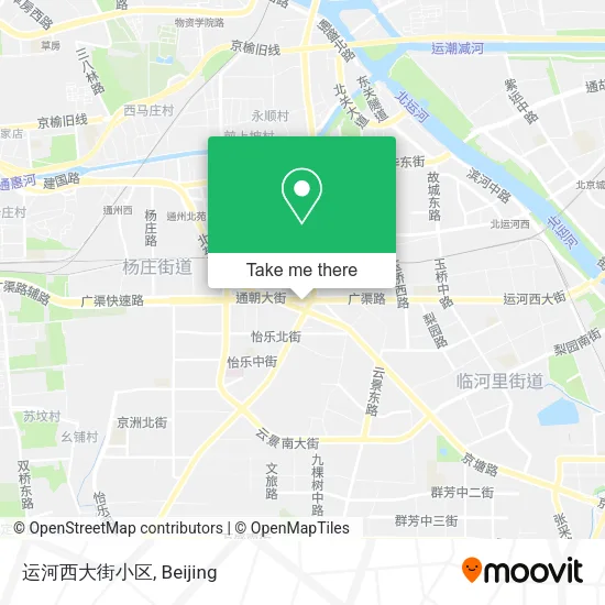 运河西大街小区 map