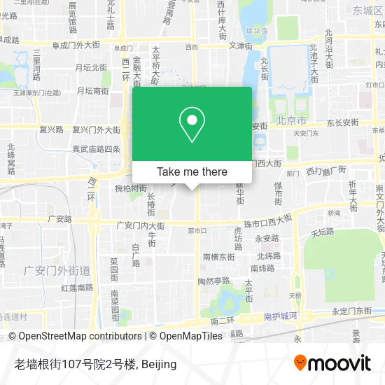老墙根街107号院2号楼 map