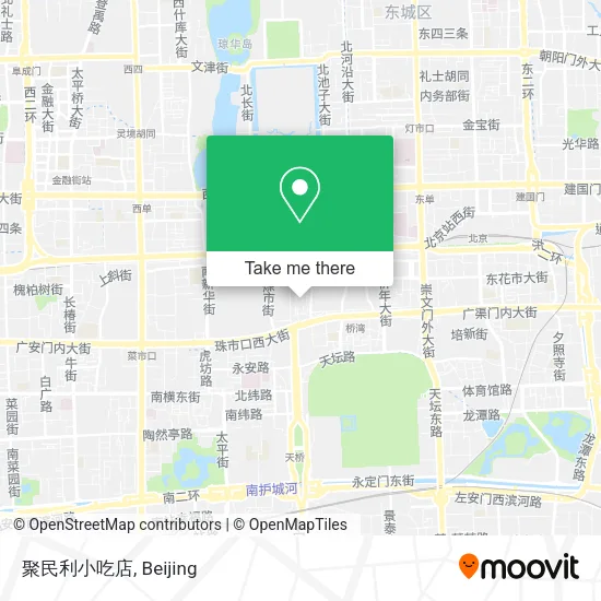 聚民利小吃店 map