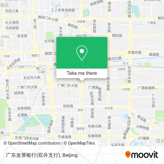 广东发展银行(双井支行) map