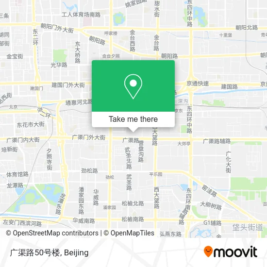 广渠路50号楼 map