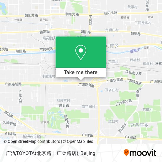 广汽TOYOTA(北京路丰广渠路店) map