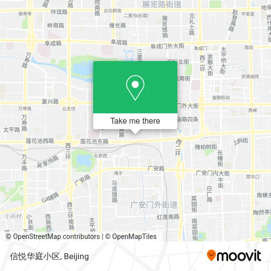 信悦华庭小区 map
