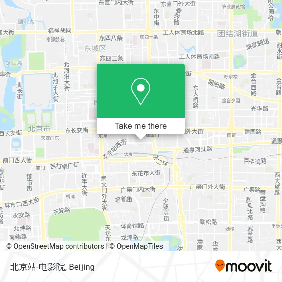 北京站-电影院 map