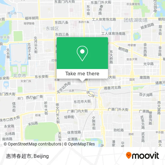 惠博春超市 map