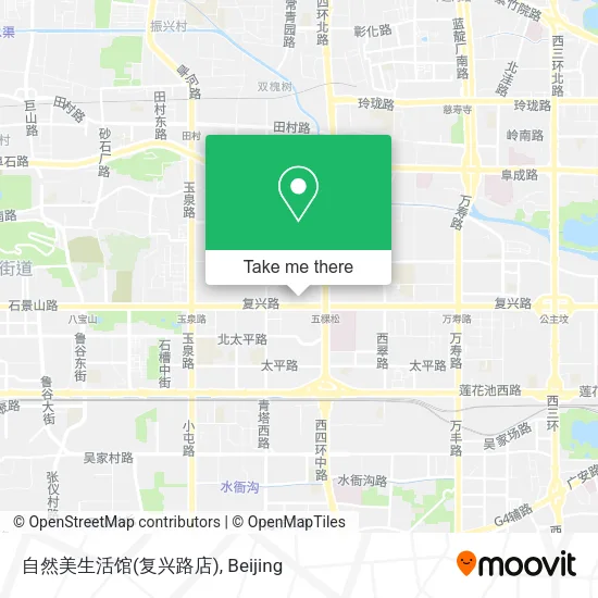 自然美生活馆(复兴路店) map