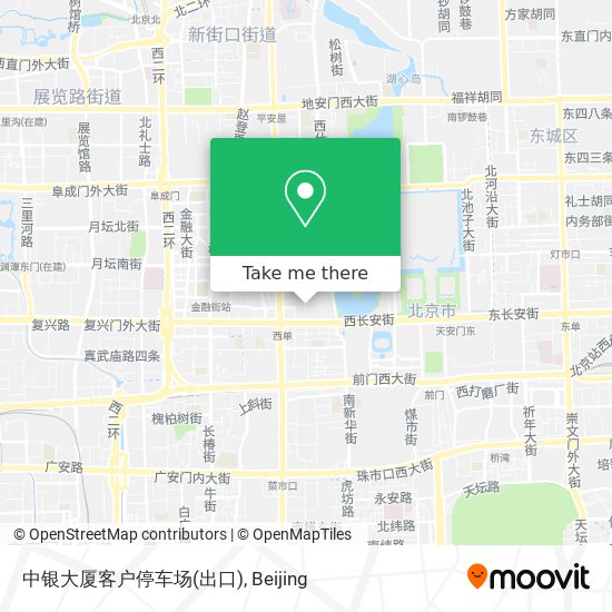 中银大厦客户停车场(出口) map