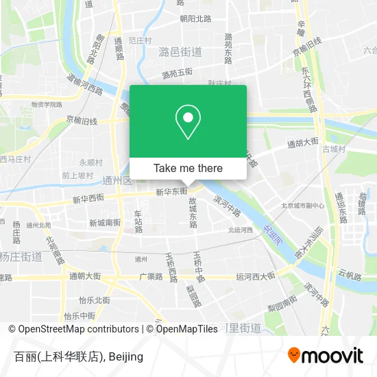 百丽(上科华联店) map