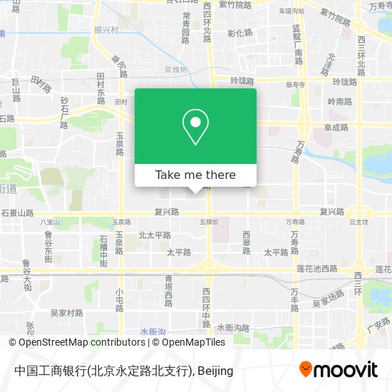 中国工商银行(北京永定路北支行) map
