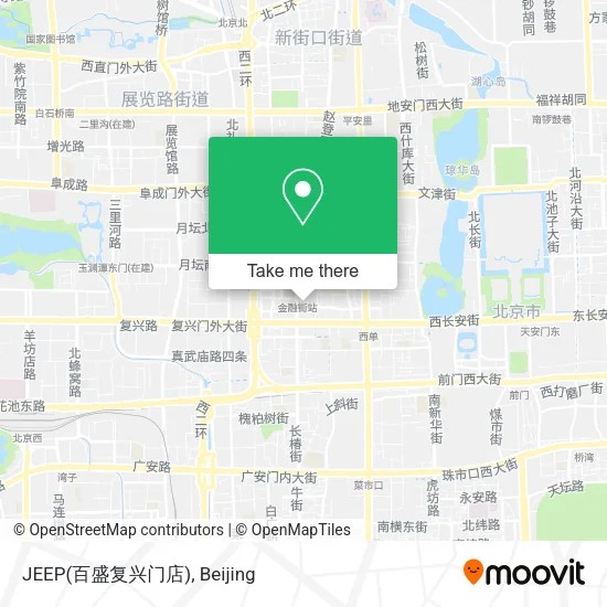 JEEP(百盛复兴门店) map