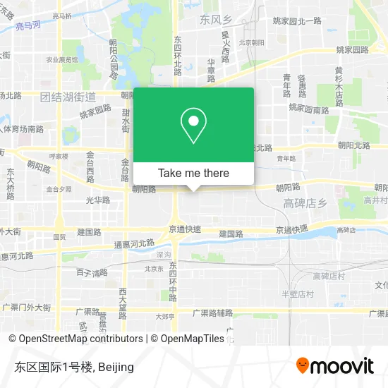 东区国际1号楼 map