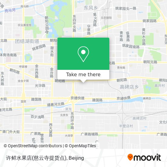 许鲜水果店(慈云寺提货点) map