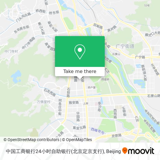 中国工商银行24小时自助银行(北京定京支行) map