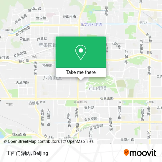正西门涮肉 map