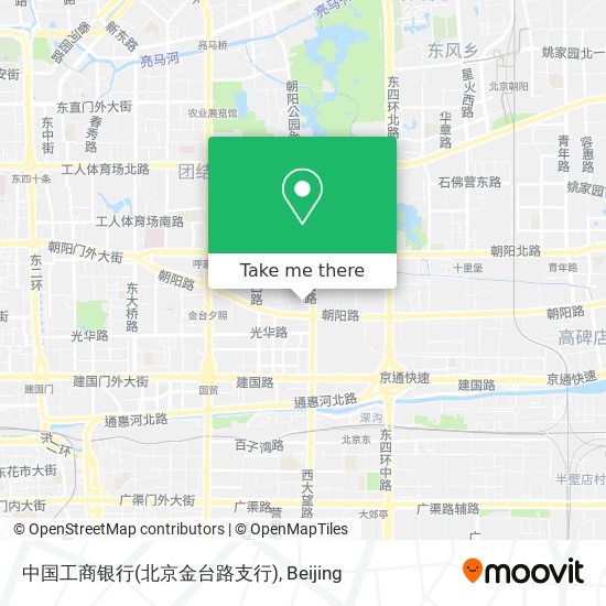 中国工商银行(北京金台路支行) map