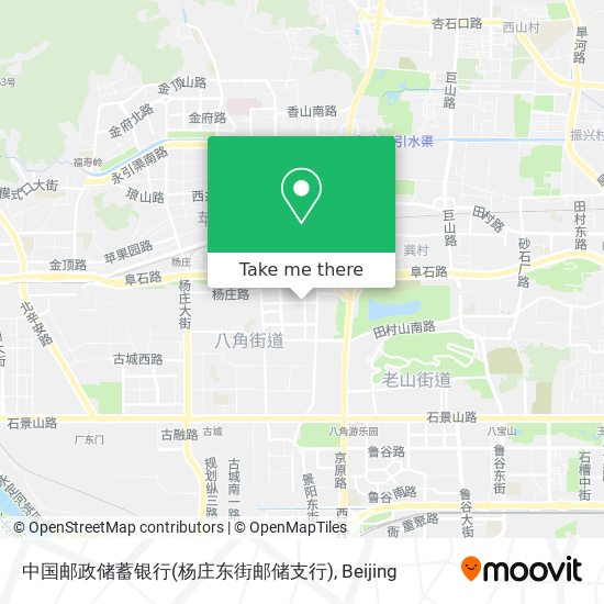 中国邮政储蓄银行(杨庄东街邮储支行) map