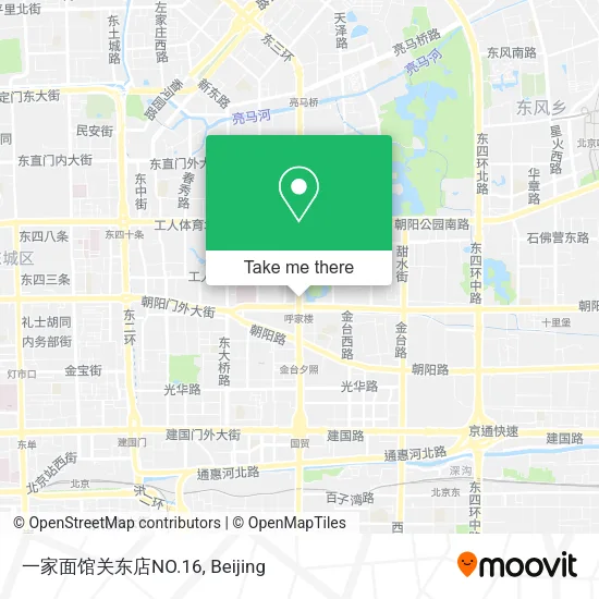 一家面馆关东店NO.16 map