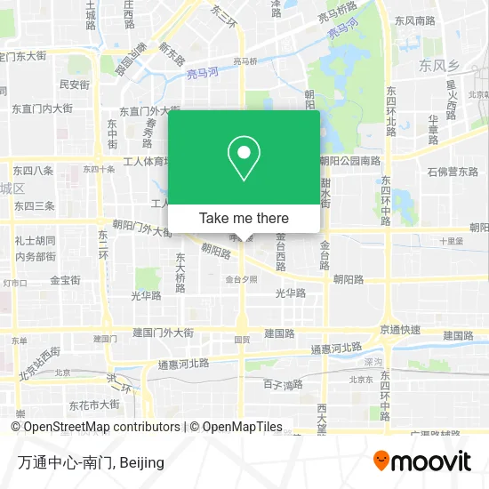 万通中心-南门 map