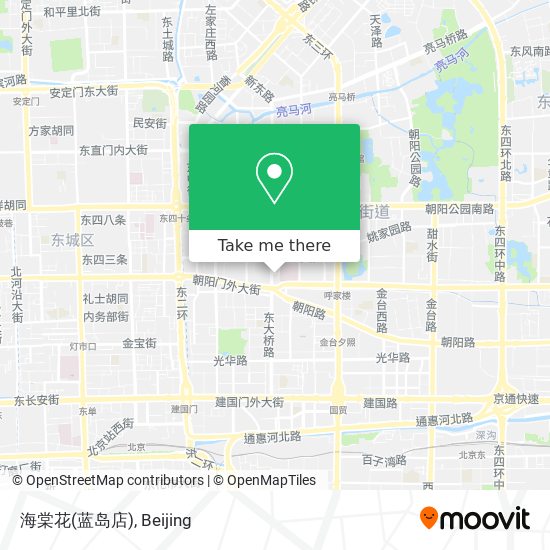 海棠花(蓝岛店) map
