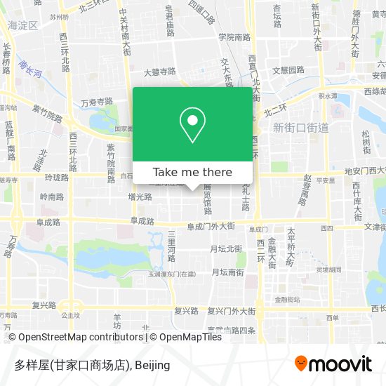 多样屋(甘家口商场店) map