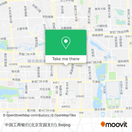 中国工商银行(北京官园支行) map