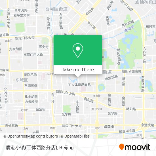 鹿港小镇(工体西路分店) map