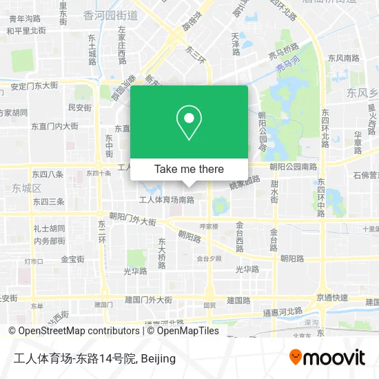 工人体育场-东路14号院 map